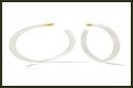 White Hoop Earrings a la Tracee Ellis Ross’ Alison Lou Pair